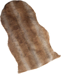 Sheepskin Throw Rug Faux Fur 2x3-Foot High Pile Soft and Plush view 2