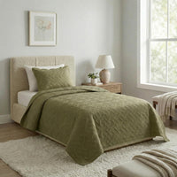 2-Piece Twin Quilt Set, Black. view 26
