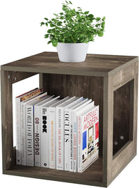 Stackable Cube End Table, 15.75 in x 15.75 in x 15.75 in view 2