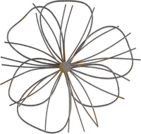 Wall Decor - Metallic Layered Wire Flower Sculpture view 6