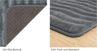 Microfiber Memory Foam Bathmat, Platinum view 4