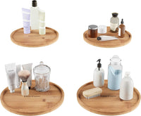 Lazy Susan - All-Natural Bamboo Round Single Tier Turntable view 5