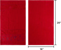 Kitchen Dish Towels- Set of 8-16 x28 -Absorbent 100% Cotton view 2