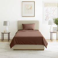 3-Piece Brushed Microfiber Twin Sheet Set, Purple view 82