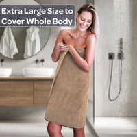 6 Piece Bathroom Towels Set, 28"x54.5"x0.25" view 38