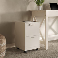 File Cabinet - 2-Drawer Cabinet with Lock and Deep Drawer view 2