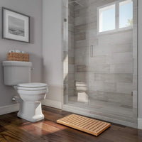 Bamboo Bath Mat-Eco-Friendly Natural Wooden Non-Slip Slatted view 6