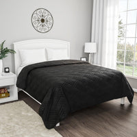 Quilt Coverlet - Full/Queen Size Basket Weave Quilted view 2