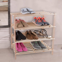 2-Tier Bamboo Shoe Rack/Bench view 12