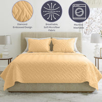 2-Piece Twin Quilt Set, Black. view 59