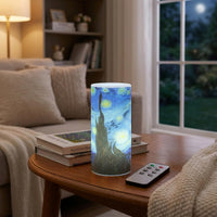 Van Gogh "Starry Night" Flameless Candle, 3" x 6" view 6