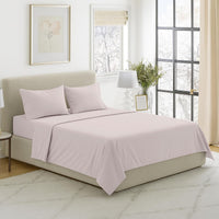 3-Piece Brushed Microfiber Twin Sheet Set, Purple view 64