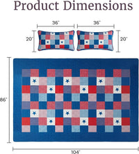 Full/Queen Caroline Patriotic Quilt Set, 3-Piece-Set view 11
