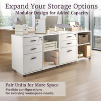 3 Drawer File Cabinet with Lock view 4