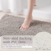 2 Piece Bathroom Rug Set, 1'9" x 2'8" (Rectangular) view 4