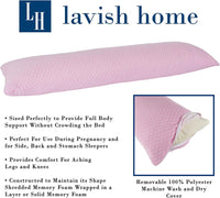 Memory Foam Body Pillow- for Side Sleepers, Back Pain, Full view 3