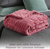 Oversized Ruched Faux Fur Blanket view 23