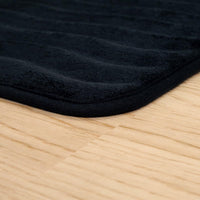 Microfiber Memory Foam Bathmat, Black view 2