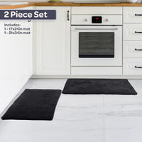 Bathroom Rugs - 2-Piece 2500GSM Cotton Bath Mat Set view 15