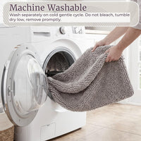 Bath Mat - 58x24-Inch Bathroom Runner, 2' x 4'10" (Rectangular) view 5