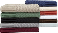 6-Piece Cotton Deluxe Plush Bath Towel Set, 27'x54"x0.25" view 5