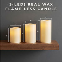 Flameless LED Candles, Yellow view 2