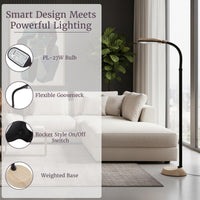Adjustable Floor Lamp for Bedroom with Bendable Neck view 4