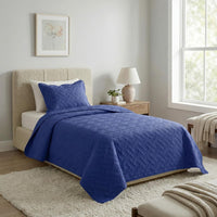2-Piece Twin Quilt Set, Black. view 54