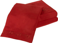Embroidered Brushed Microfiber Sheets Set- Soft view 1