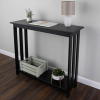 Slim Console Table, White, 39.37" x 11.81" x 31.5" view 10