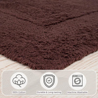 Bathroom Rugs - 2-Piece Cotton Bathroom Mat Set view 18