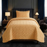 2-Piece Twin Quilt Set, Black. view 48