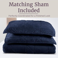 2PC Velvet Twin Quilt Set view 11