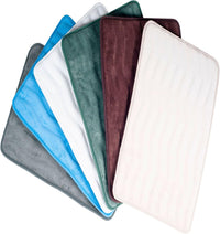 24 x 60 in. Extra Long Memory Foam Bath Mat, Green view 3