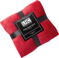 Velvet Throw - Oversized Microfiber Velvet Solid, 70” L x 60” W view 2
