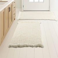 Bathroom Rugs - 2-Piece Waffle Bath Mat Set for Boho Bathroom view 13