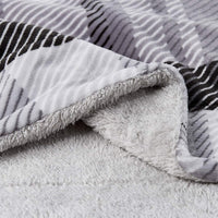 Poly Fleece Sherpa Throw view 10