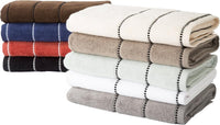 6PC Towel Set - 525GSM 100% Cotton Bathroom Essentials with 2, Beige view 5