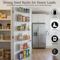 Over the Door Organizer, (L) 19” x (W) 5” x (H) 56-64” view 5