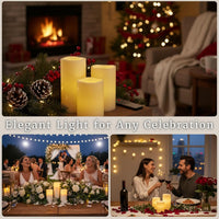 Flameless LED Candles, Yellow view 6
