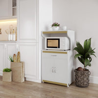 Microwave Stand with Storage view 6