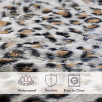 Waterproof Throw Blanket, Purple, 80" x 80" view 10