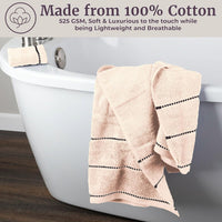 Bathroom Towels Set, Bathroom Accessories, White, Set of 6 view 29