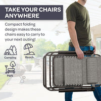 Zero Gravity Lounge Chairs- Set of 2 view 3