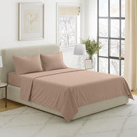 3-Piece Brushed Microfiber Twin Sheet Set, Purple view 60