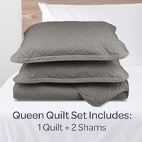 2-Piece Twin Quilt Set, Black. view 44
