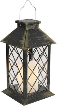 Solar Powered Lantern- Hanging or Tabletop Water Resistant LED view 2