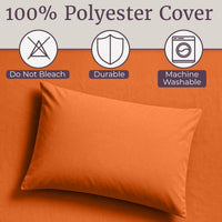 3-Piece Brushed Microfiber Twin Sheet Set, Purple view 34