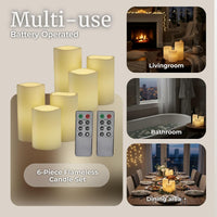 Flameless LED Candles, Yellow view 5