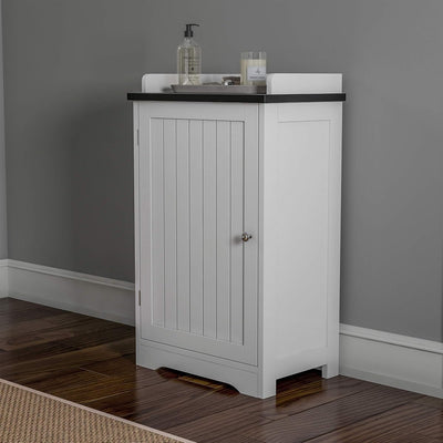 2-Tier Bathroom Floor Storage Cabinet